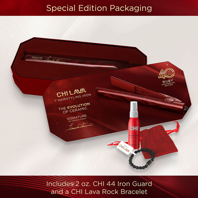 LAVA Ruby Anniversary Edition 1 Inch Hairstyling Iron, , large image number null
